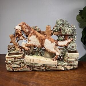 McCoy "No Hunting" Bird Dog Planter 13"